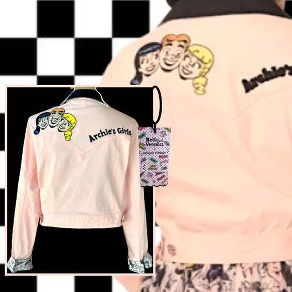 Betty & Veronica x Unique Village Archie Girls Jacket Size XL /14 NWT - Picture 5 of 10